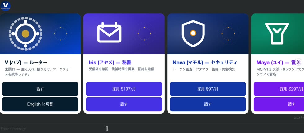 V Workforce の使い方